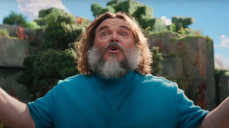 Steve talks excitedly in A Minecraft Movie (2025)