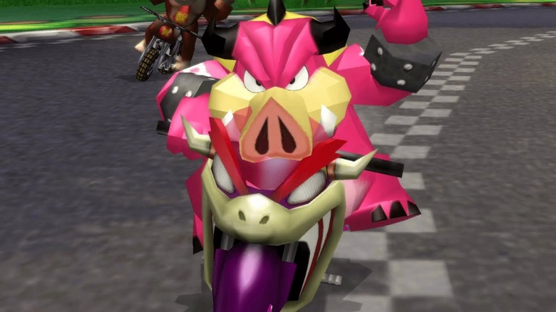 Midbus driving in Mario Kart Wii (2008)