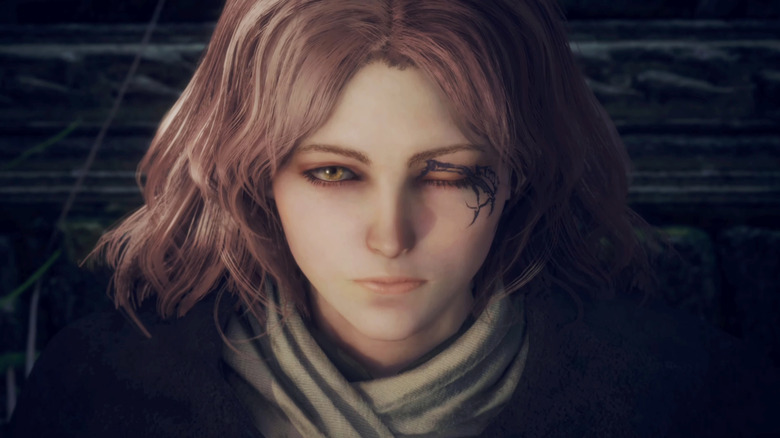 Maiden staring
