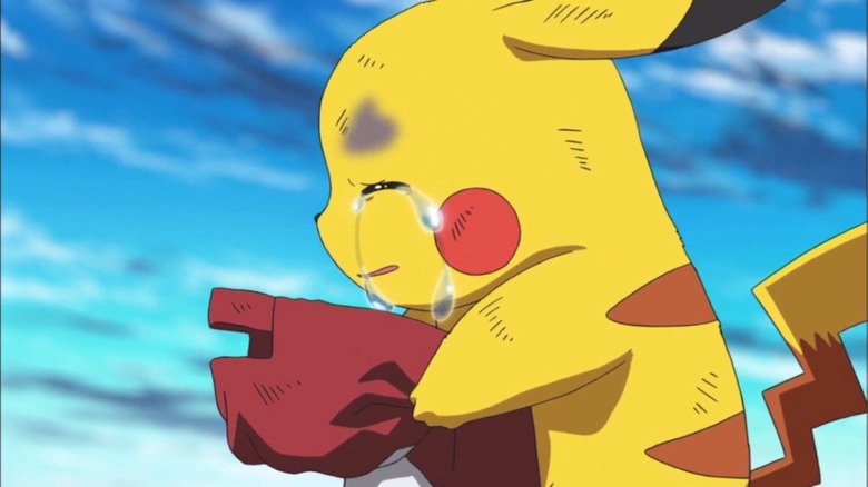 Pikachu crying