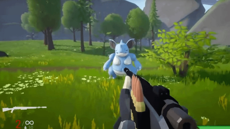 Pokemon first-person shooter fan game