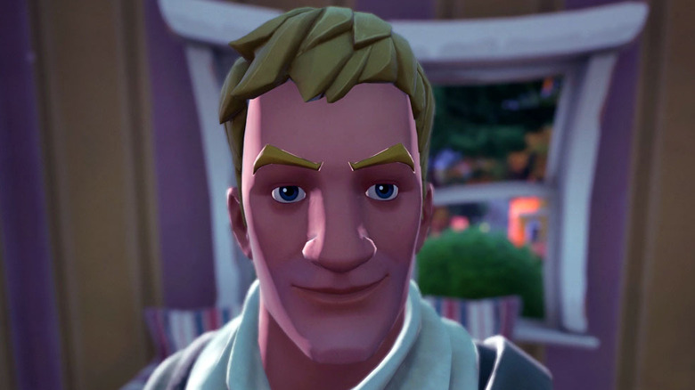 Jonesy smiling