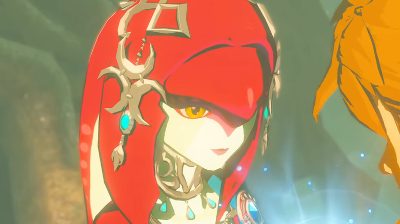 Mipha smiling