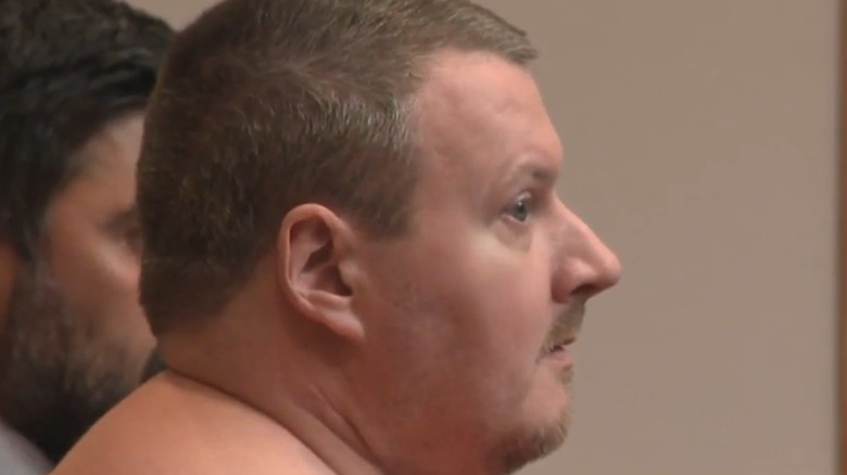Thomas Humphrey standing in courtroom