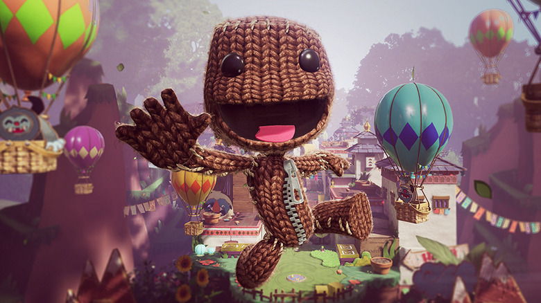 Sackboy waving