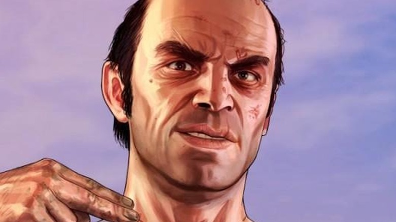 Trevor from GTA 5 close up