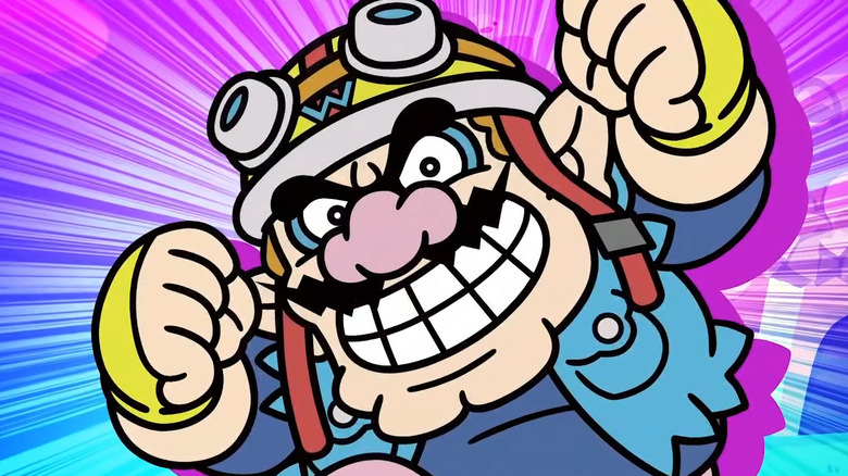 Wario flexing