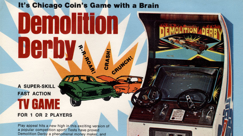 A flyer for Demolition Derby