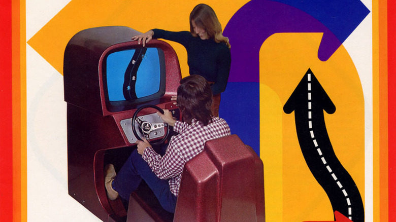 An American arcade flyer for Hi-Way