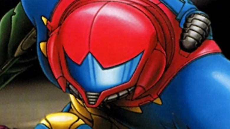 Samus on the cover of 