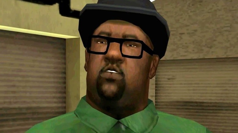 Big Smoke wearing glasses and a hat in Grand Theft Auto: San Andreas