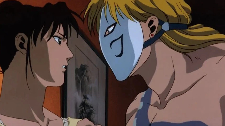 Chun-Li comes face-to-face with Vega in Street Fighter II: The Animated Movie