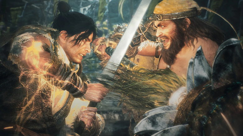 The player character crosses swords with a Yellow Turban in Wo Long: Fallen Dynasty