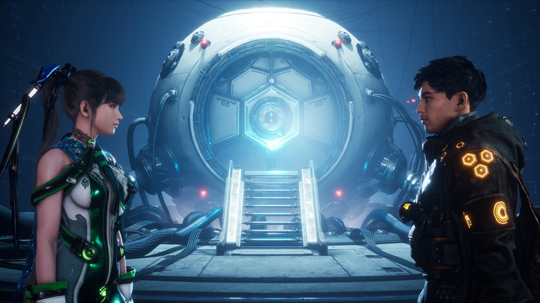Eve faces Adam in Stellar Blade