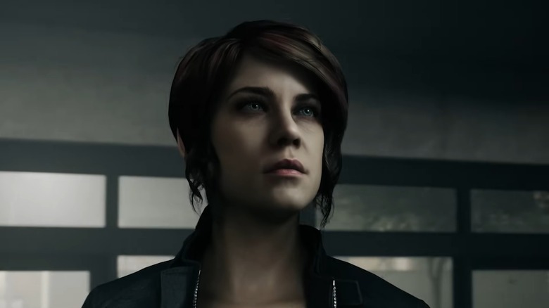 Closeup of Jesse Faden (Courtney Hope) in Control