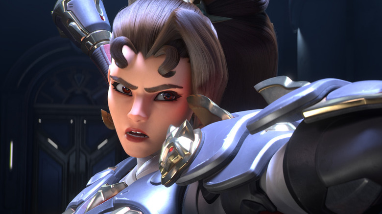 Brigitte Lindholm readies her weapon in Overwatch (2023)