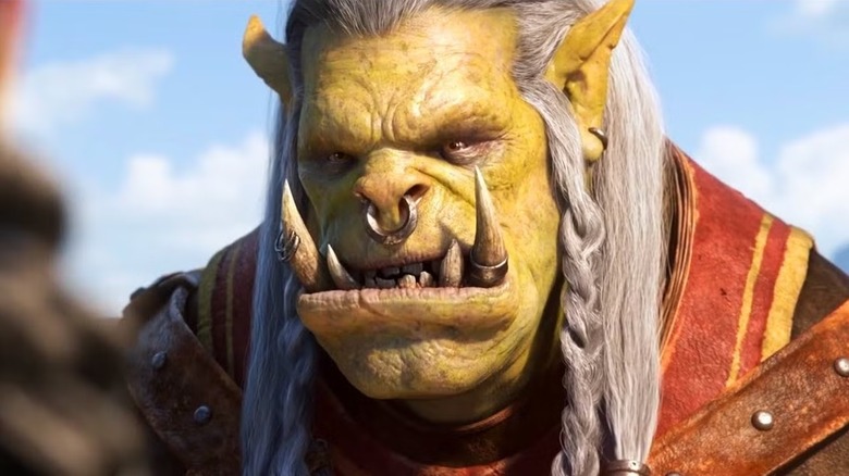 An Orc from the Safe Haven cinematic in World of Warcraft