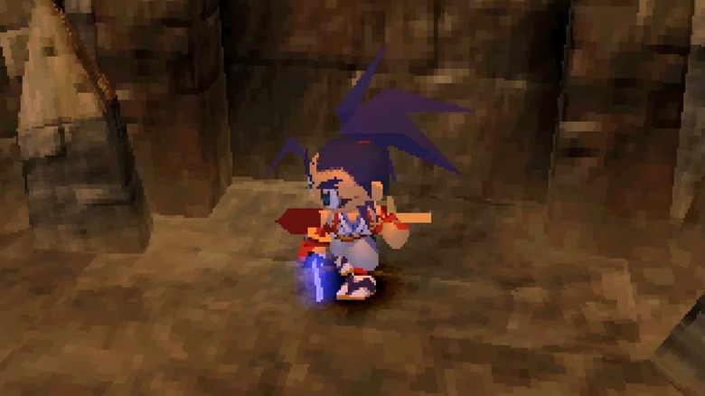 Musashi brandishing Fusion in Brave Fencer Musashi