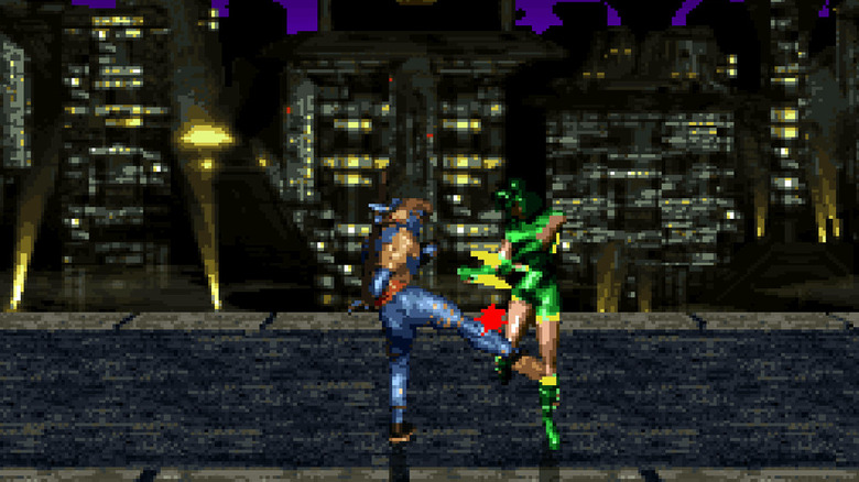 Jago kicks Orchid in Killer Instinct (1994)