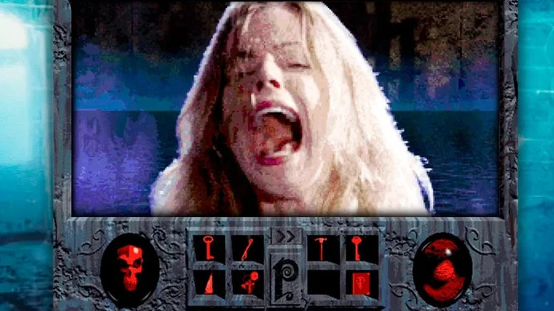 Adrienne Delaney screams in Phantasmagoria