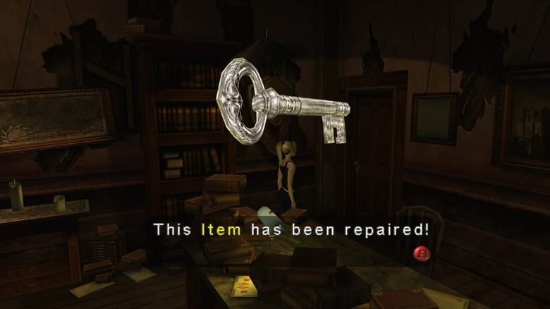 "This Item has been repaired" text in Eternal Darkness: Sanity's Requiem