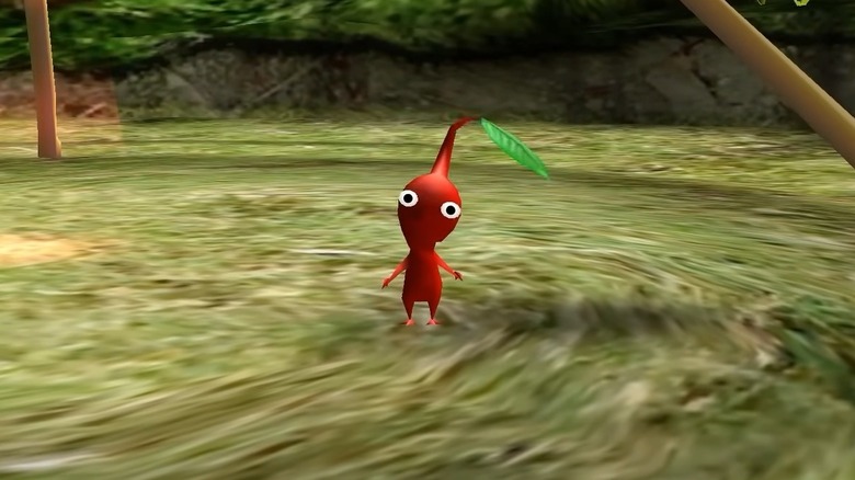Red Pikmin from the first day of Pikmin