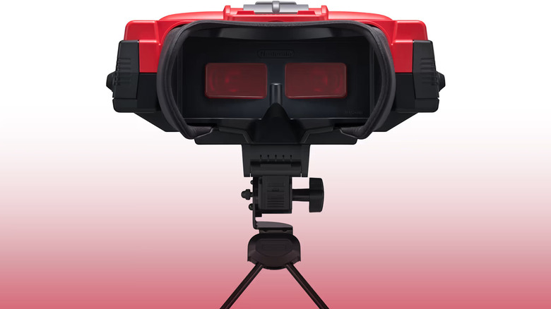 A look into a Virtual Boy headset