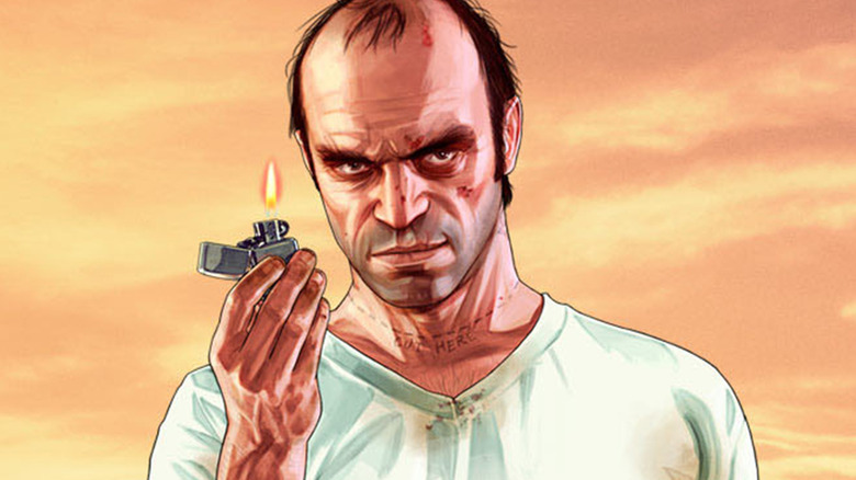 Trevor Phillips holds a lighter in official artwork for Grand Theft Auto V .jpg