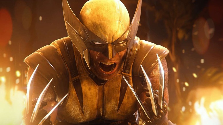 Wolverine screams revealing his claws in Marvel's Wolverine
