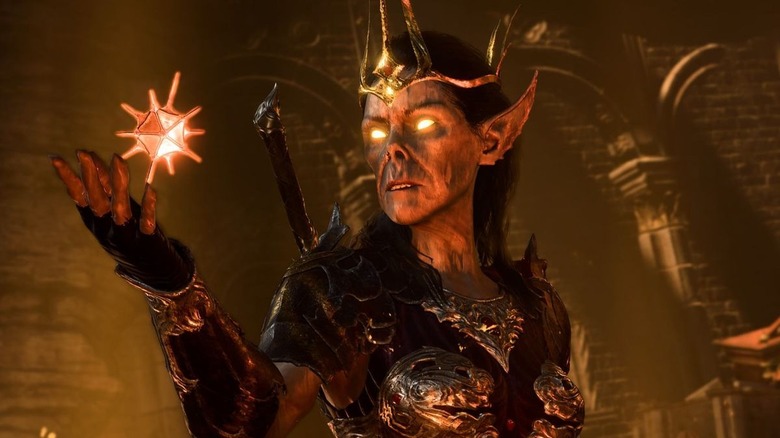 The Lich King summons a spell in Baldur's Gate III