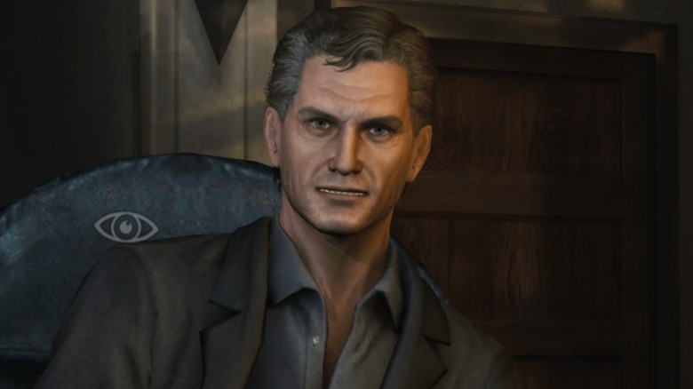 Therapist staring at player in Silent Hill: Shattered Memories