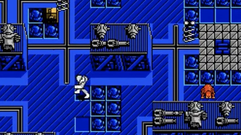 Iceman walks through a sentinel factory in The Uncanny X-Men