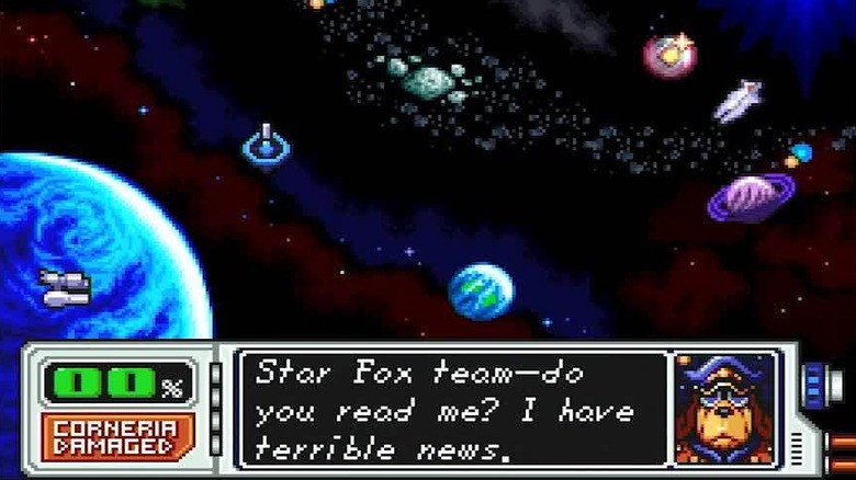 The opening of Star Fox 2