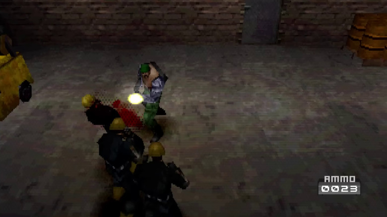 Jax Briggs shoots incoming enemies in Mortal Kombat: Special Forces