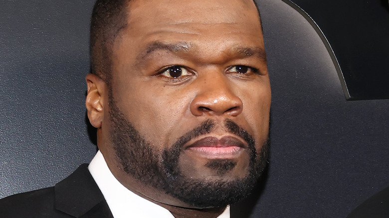 50 Cent closeup