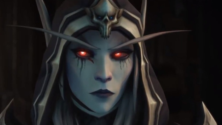 Sylvanas eyes glow