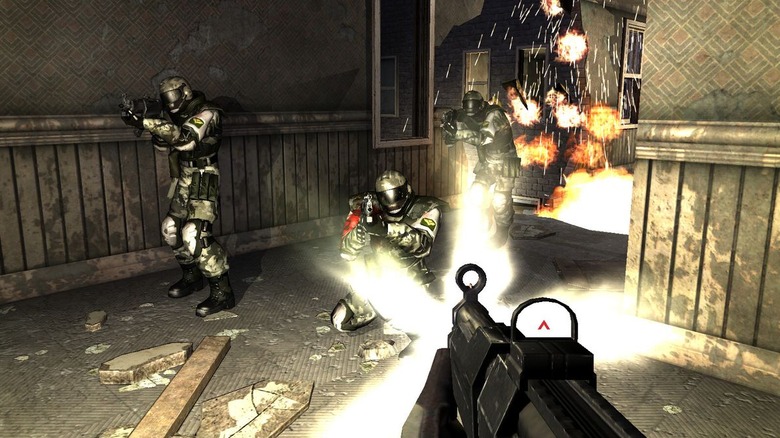 Firefight in office