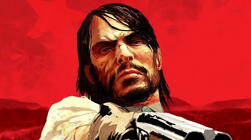 John Marston on Red Dead Redemption cover