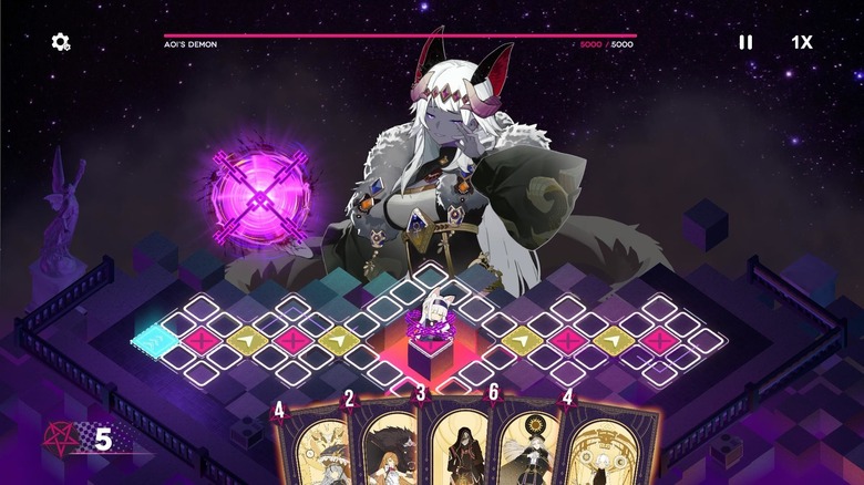 Affogato fighting Aoi's demon