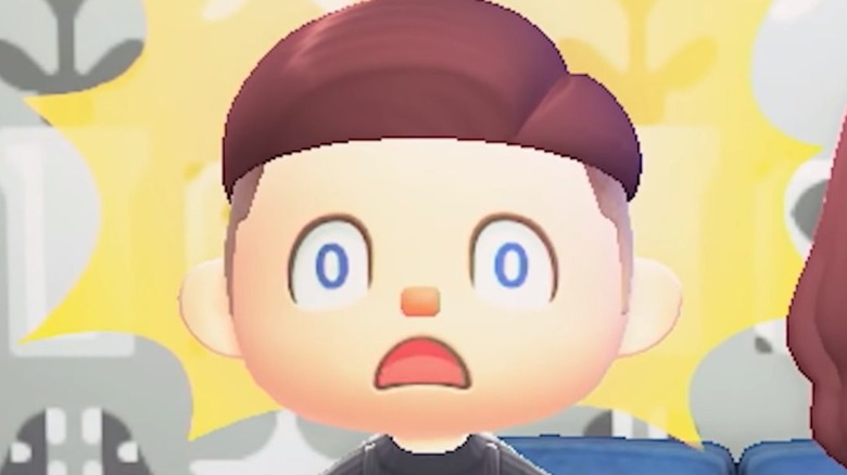 Animal Crossing: New Horizons shocked face
