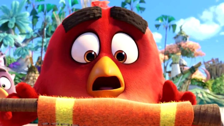 Angry Bird surprised