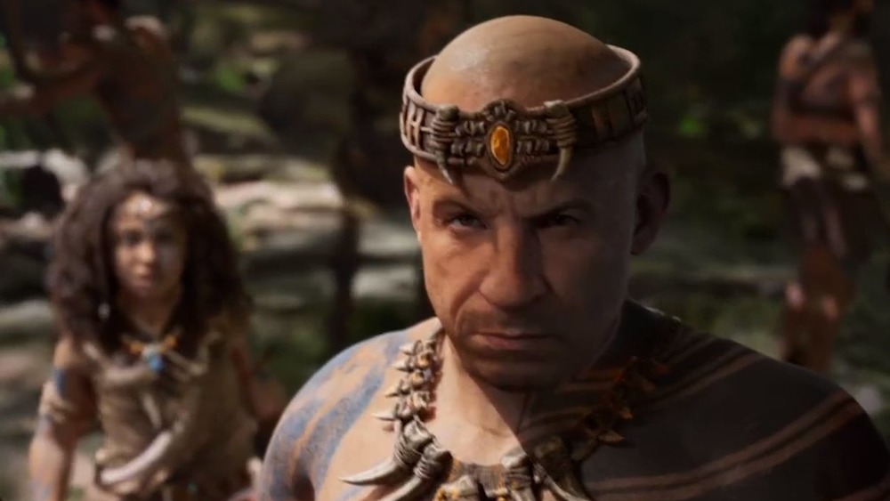 Vin Diesel stares ahead intensely in Ark 2 trailer