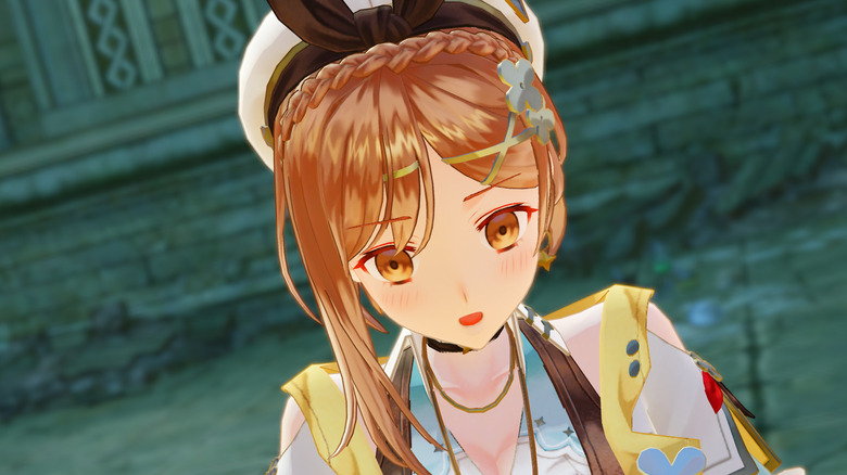 Ryza receiving telepathic message
