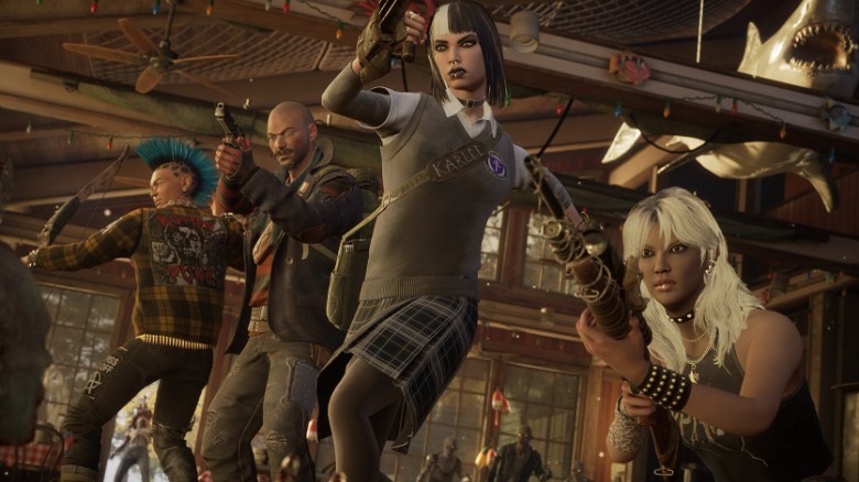 Back 4 Blood squad fighting