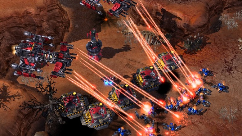 starcraft 2 terran marine battlecruiser