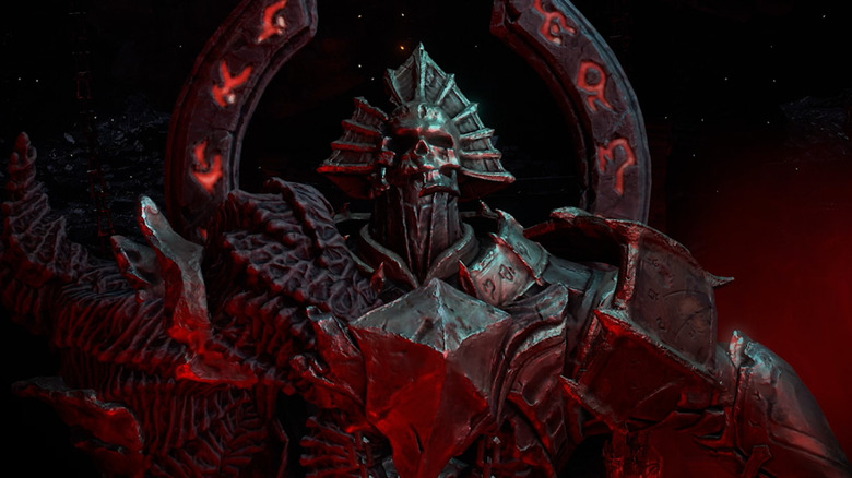 demonic metal creature