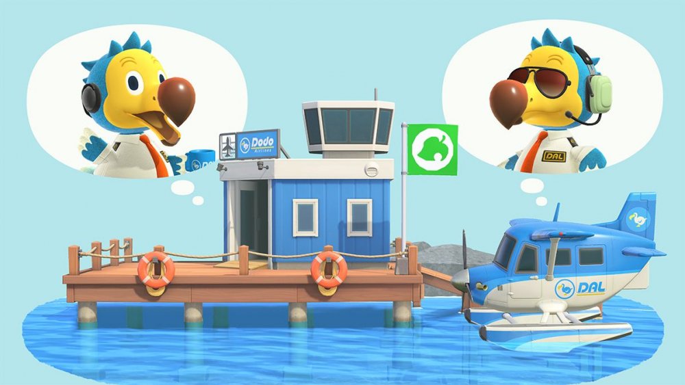animal crossing, new horizons, problem, issue, nintendo, switch, airport, museum, menu, conversation, blathers, orville, wilbur, dodo, airport, museum