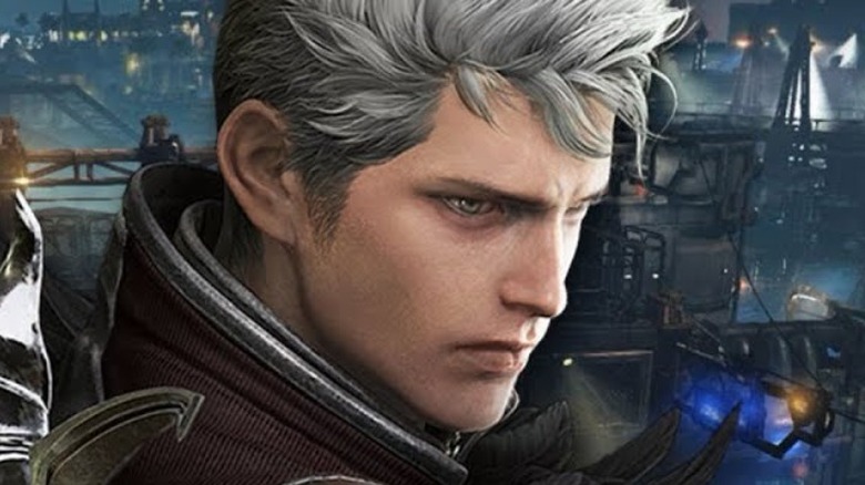 Lost Ark silver haired character 