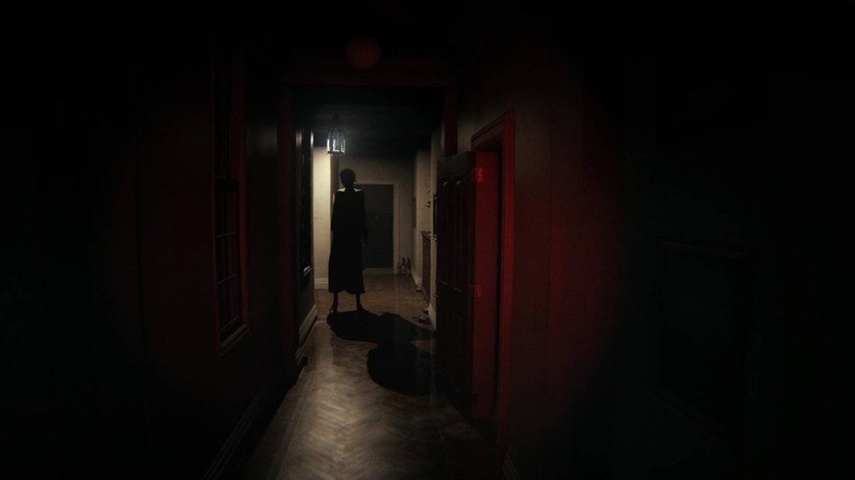 Ghost in a hallway