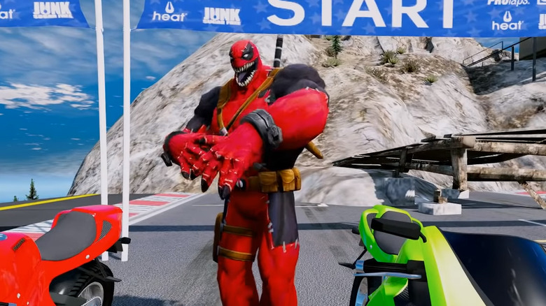 Deadpool Venom mod in GTA V